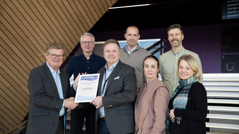 Representanter fra Kilden og SR-Bank