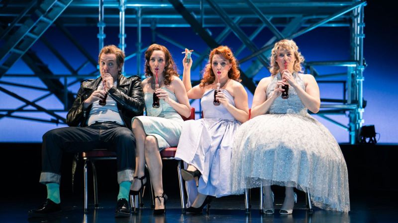 Fire skuespillere i Heimanfrå