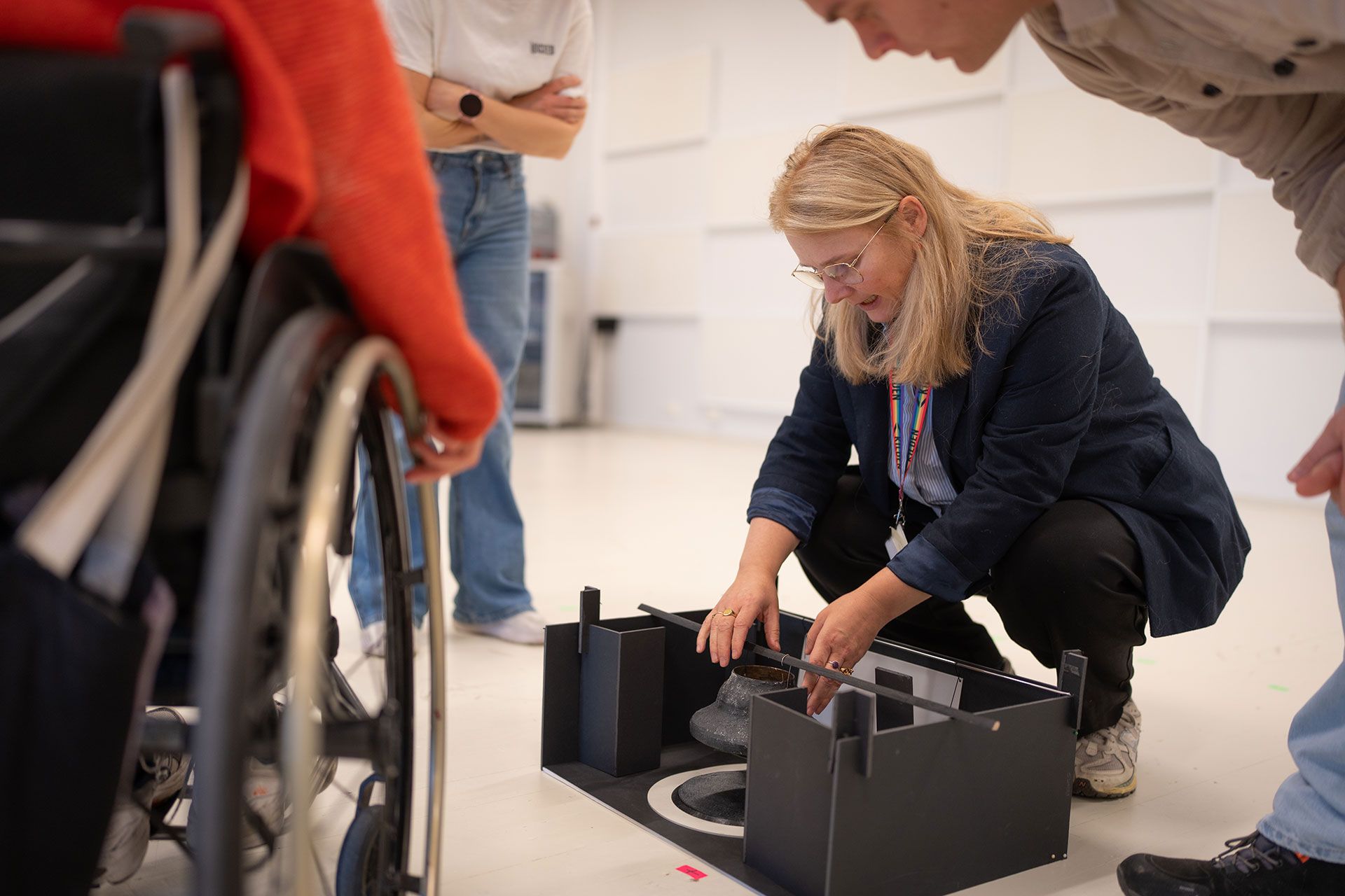 Regissør Victoria Meirik på prøvestart til Påske