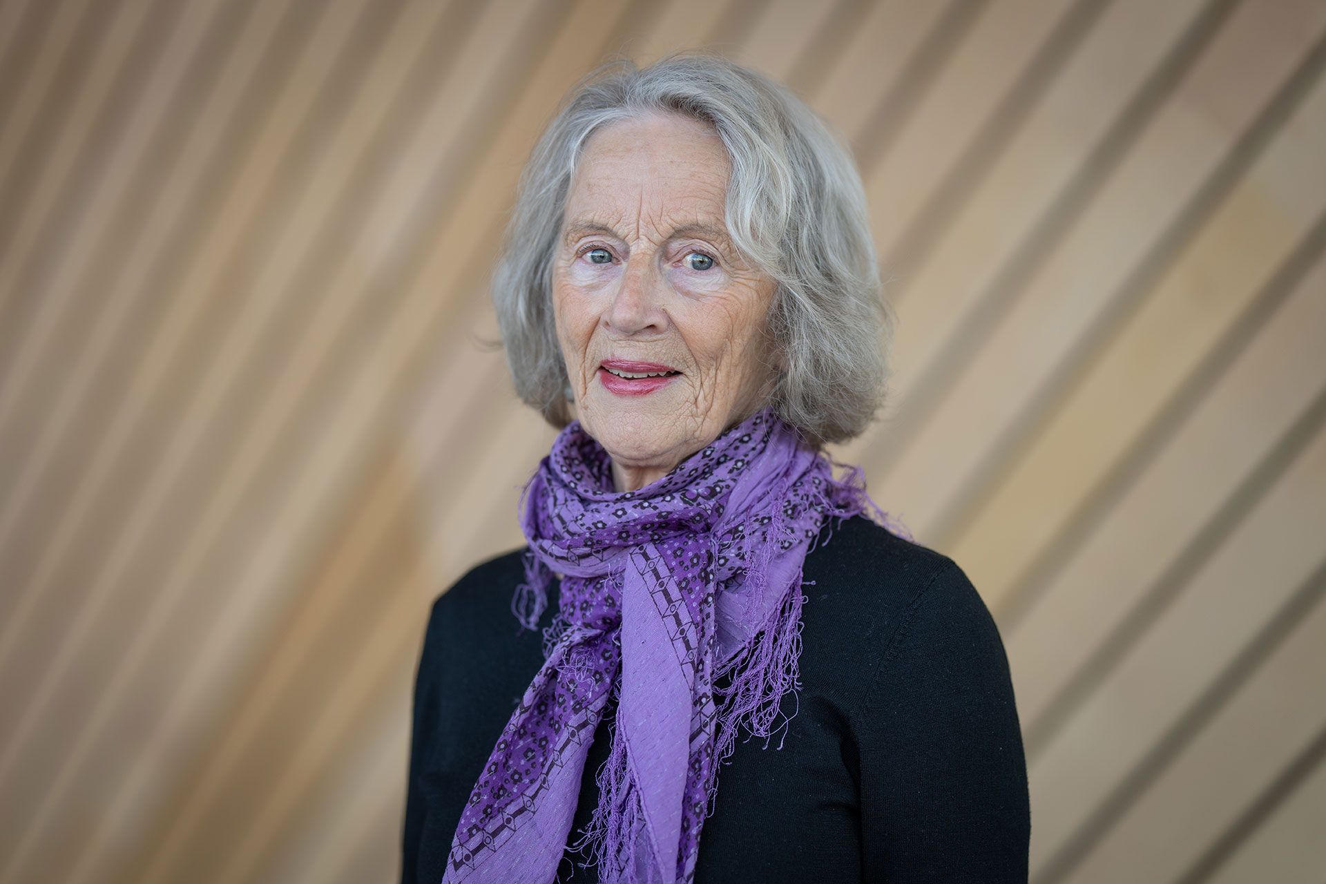 Portrettbilde av Sidsel Knutsen i Kildens foajé