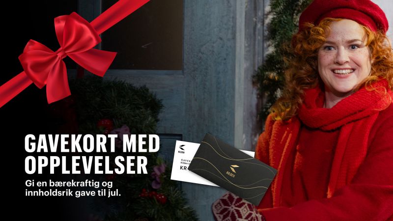 Gavekort-illiustrasjon med en smilende Hedvig fra Snøsøstera