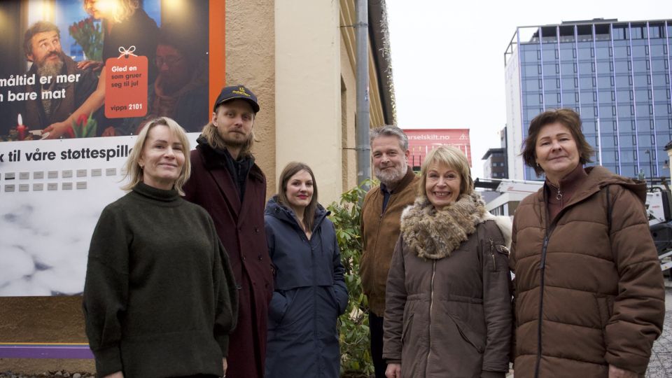 Representanter for KSO og Kirkens bymisjon utenfor Kirkens bymisjon.