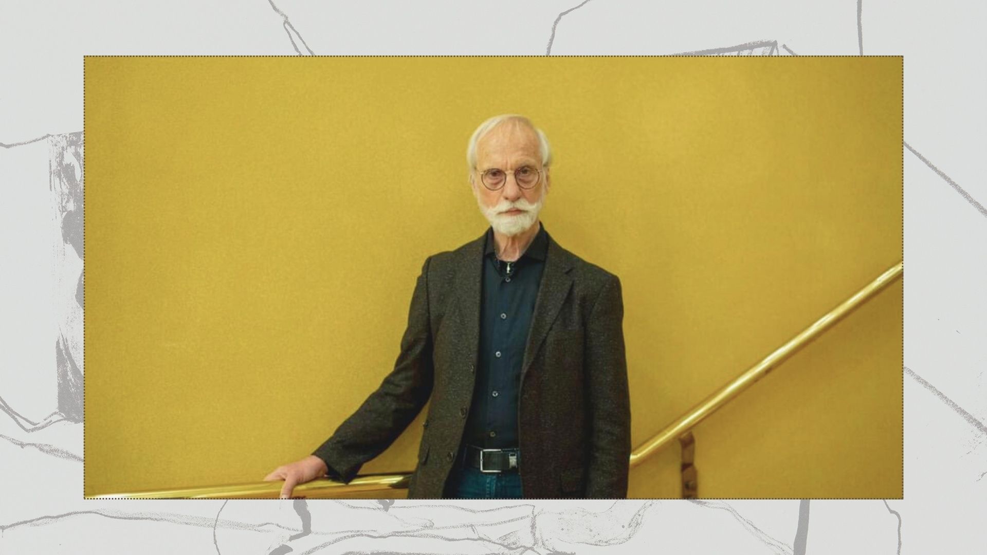 Bilde av Mari Kjeldstadli og Endre Sannes Hadland. Bakgrunnen er et utsnitt hentet fra Gengangere-plakaten. Tekst: Premiereførsnakk med regissør Mari Kjeldstadli og dramaturg Endre Sannes Hadland.
