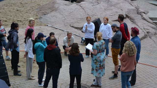 Kunstnerisk team har møte