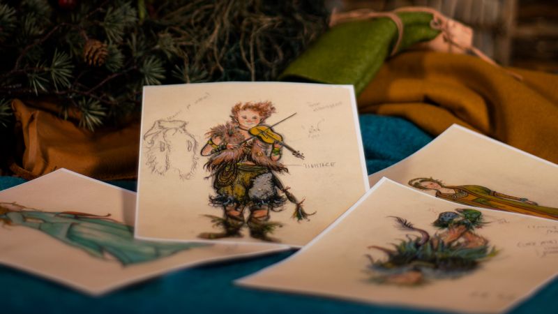 Trolle cover tegning