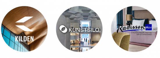 Logo for Kilden, Kunstsilo, Ernst og Caledonien