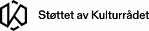 Logo med teksten støttet av kulturrådet