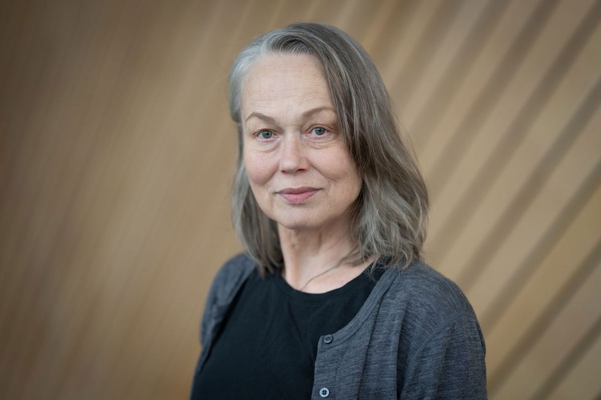 Portrettbilde av Marianne Nielsen i Kildens foajé