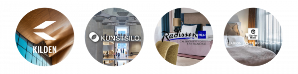 Logo for Kilden, Kunstsilo, Ernst og Caledonien
