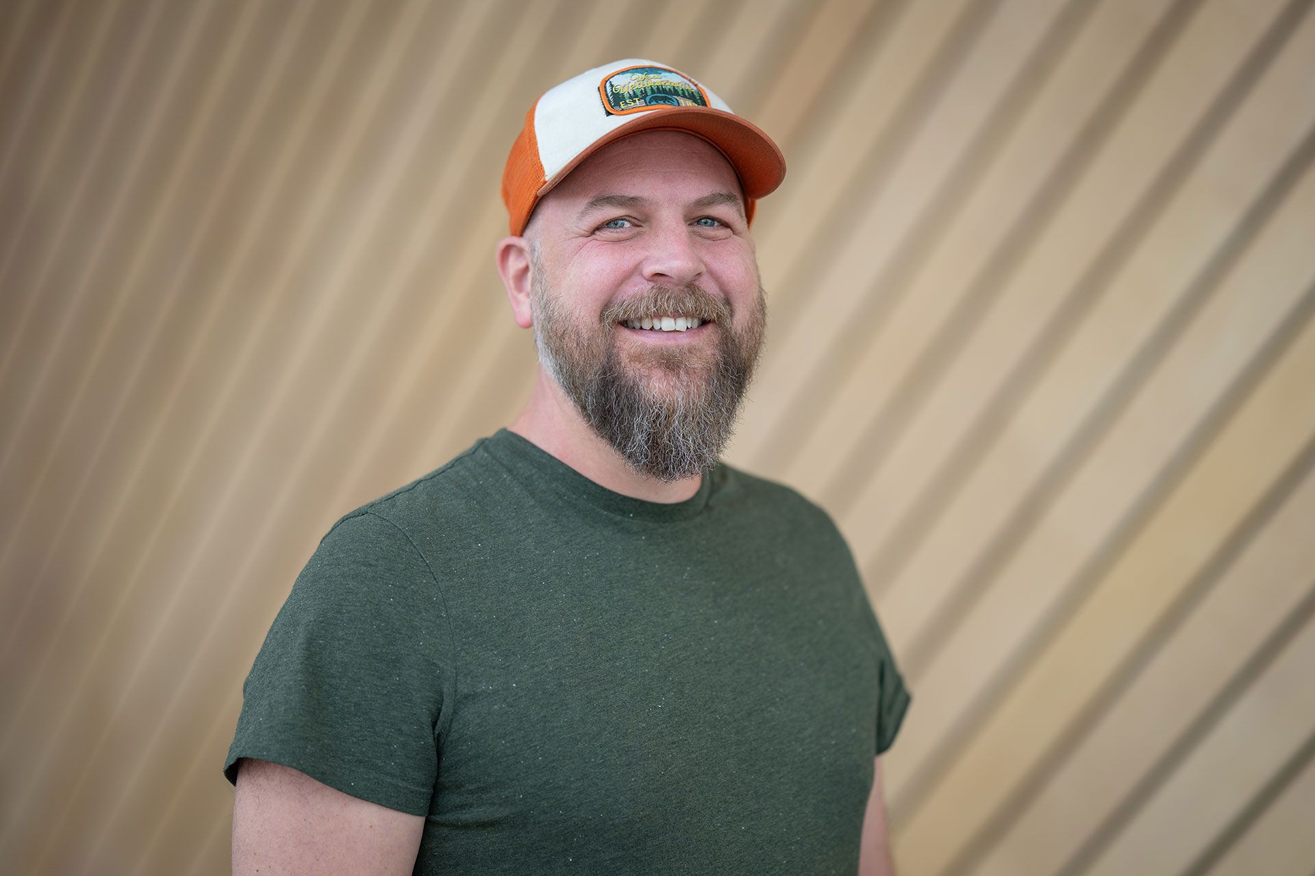 Portrettbilde av Paul-Magnus-Lundø i Kildens foajé