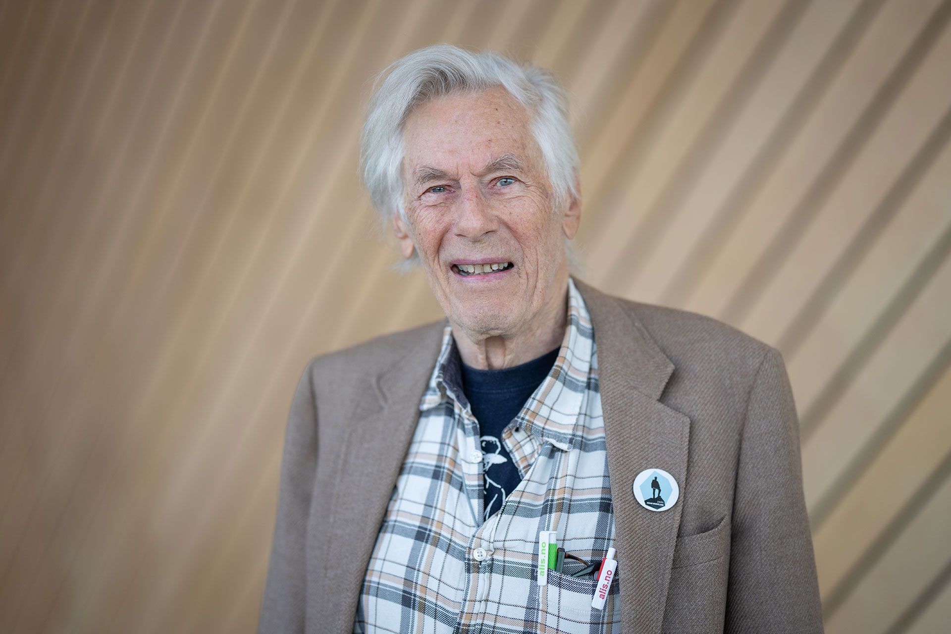 Portrettbilde av Thor Einar Hanisch i Kildens foajé