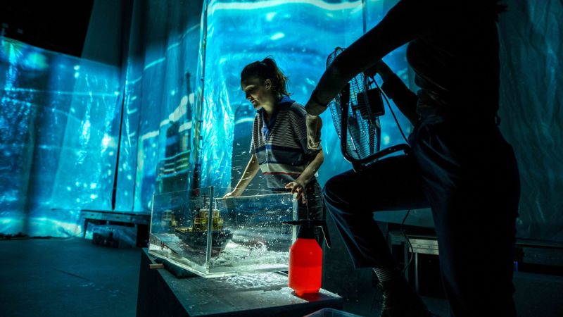 Bilde fra forestilling Jonas av Jens Bjørneboe