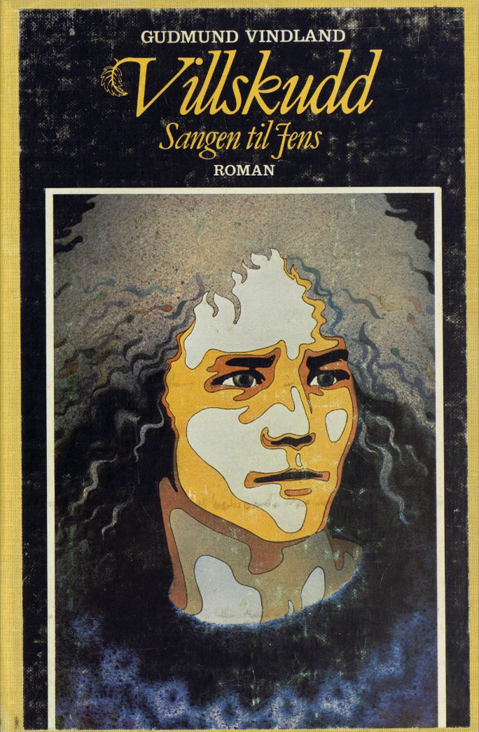 Bok-coveret til boken Villskudd av Gudmund Vindsun. Coveret viser bilde av en gutt med stort, mørkt, krøllete hår. 