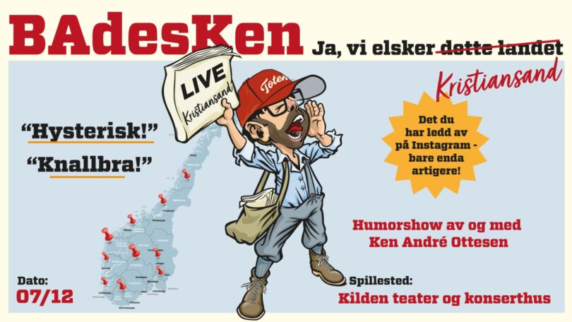 JA, VI ELSKER DETTE LANDET – et humorshow du ikke har sett maken til!