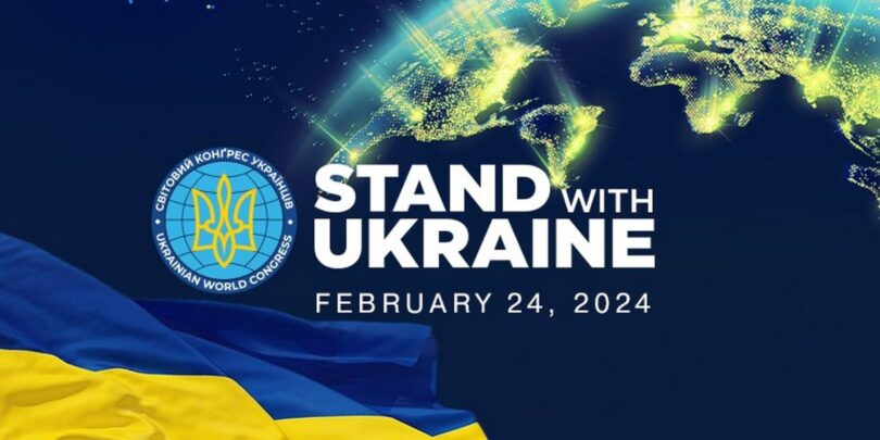 Vi står med Ukraina – Solidaritetsmarkering i Kilden