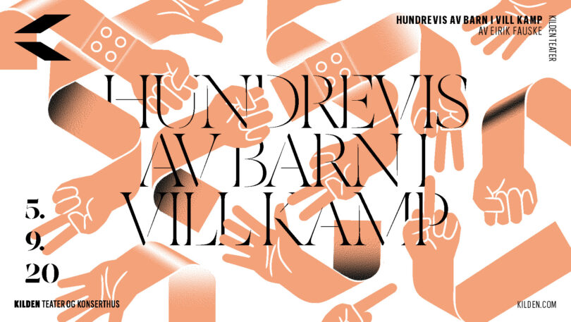 Hundrevis av barn i vill kamp