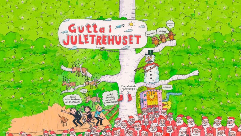 Gutta i juletrehuset