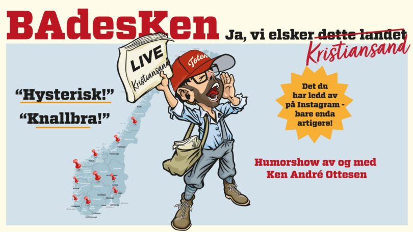 JA, VI ELSKER DETTE LANDET – et humorshow du ikke har sett maken til!