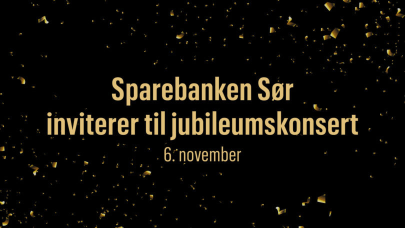 Sparebanken Sørs jubileumskonsert 1824-2024