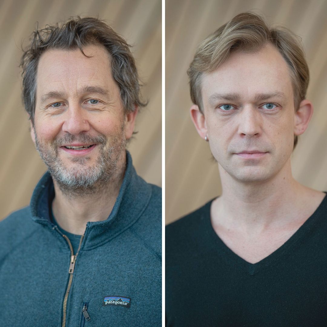 Portrettfoto av Henrik Rafaelsen og Fredrik Høstaker