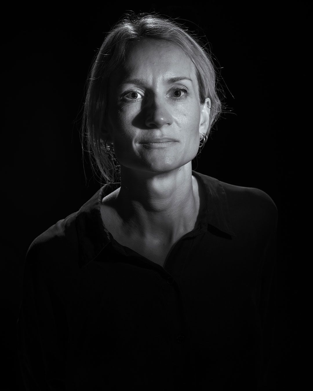 Portrettbilde av skuespiller Birgitte Larsen.