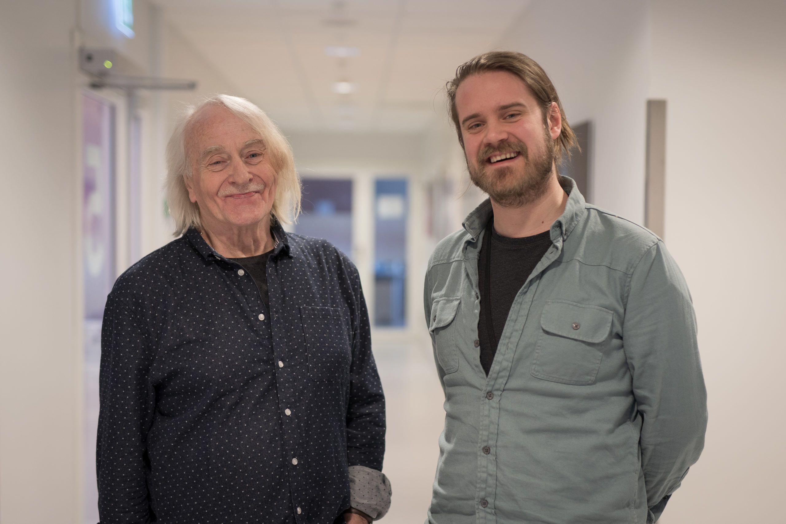 Smiling author and dramaturge