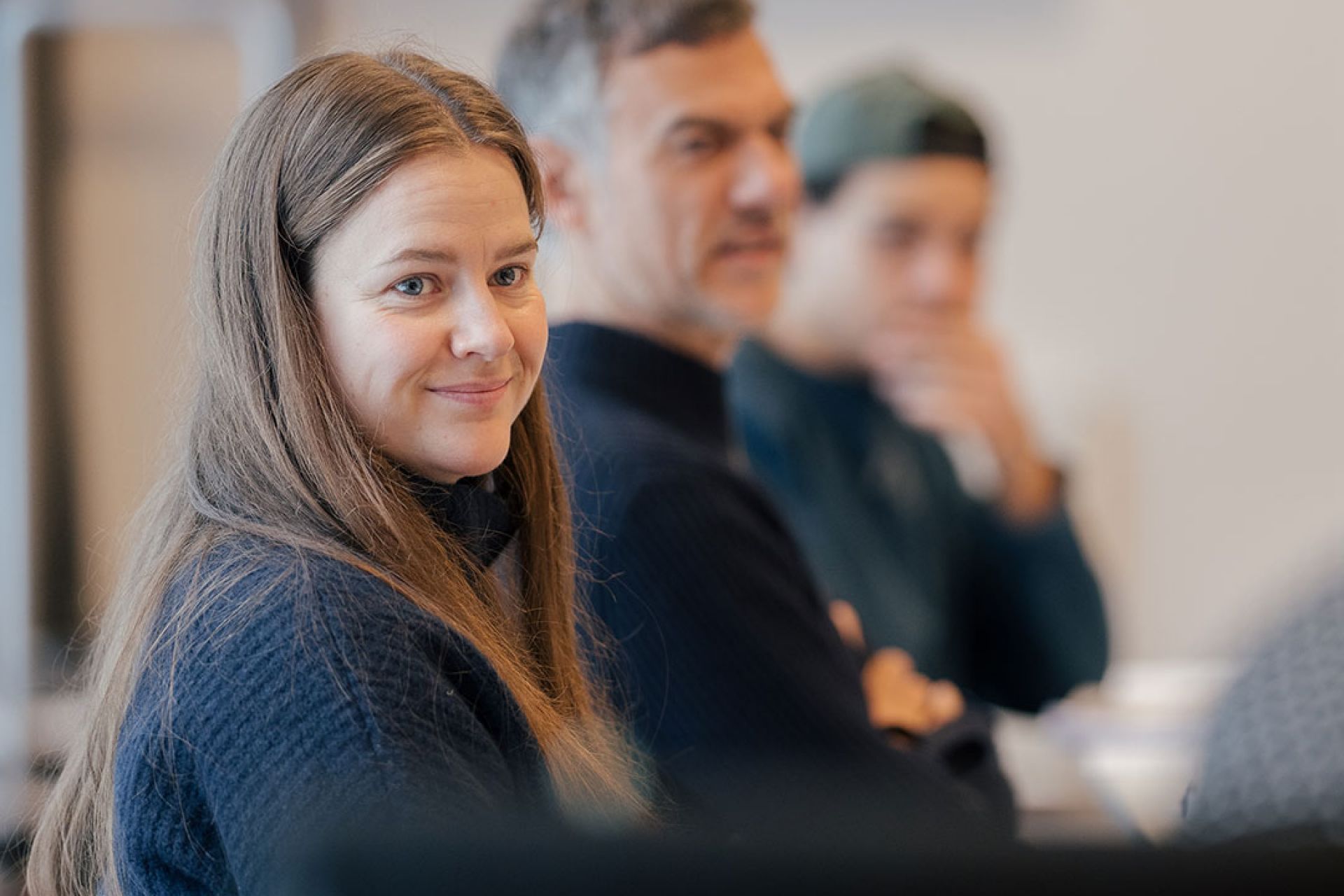 Skuespiller Ragnhild under prøvestart på Romeo og Julie.