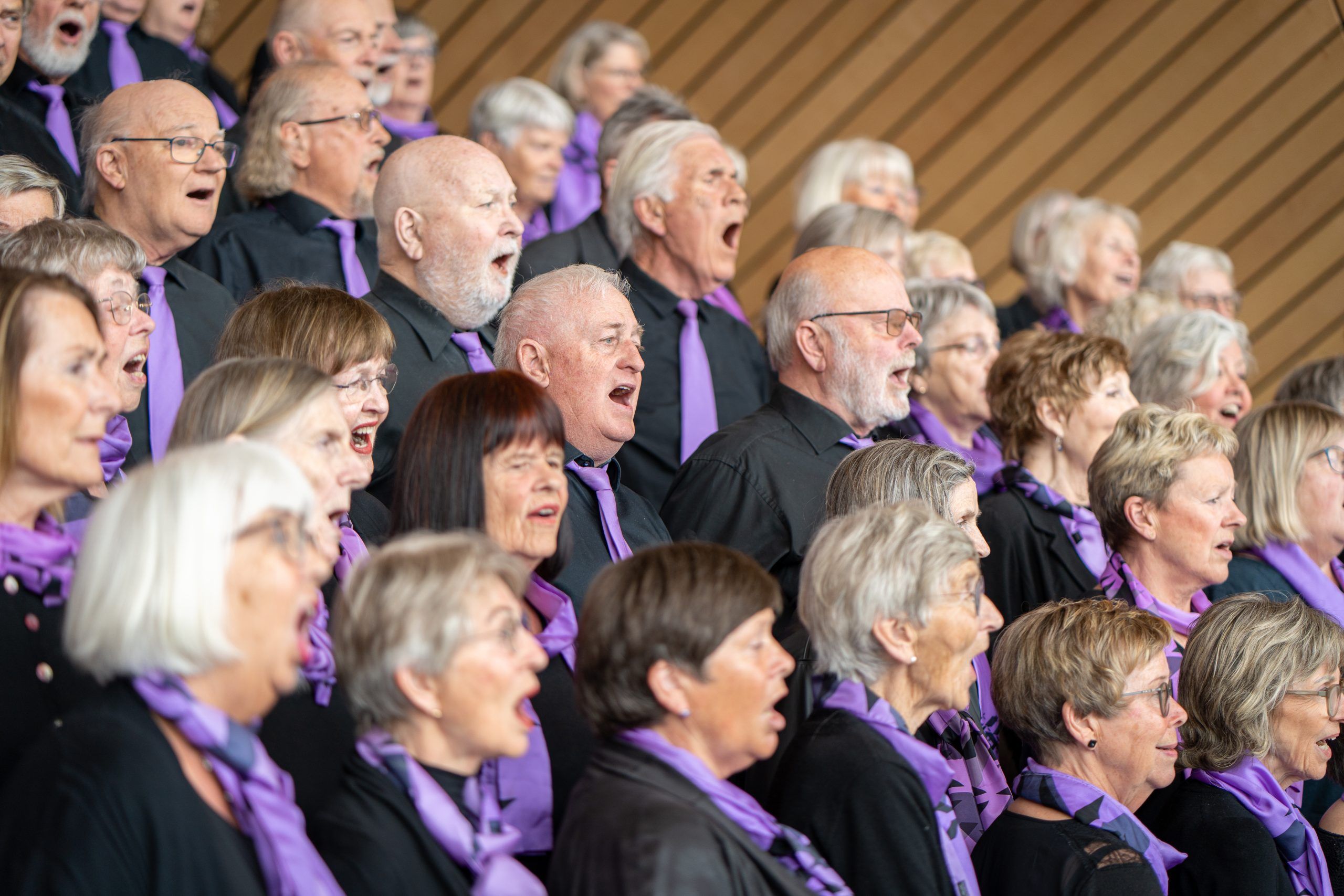 Syngende pensjonistkorsangere