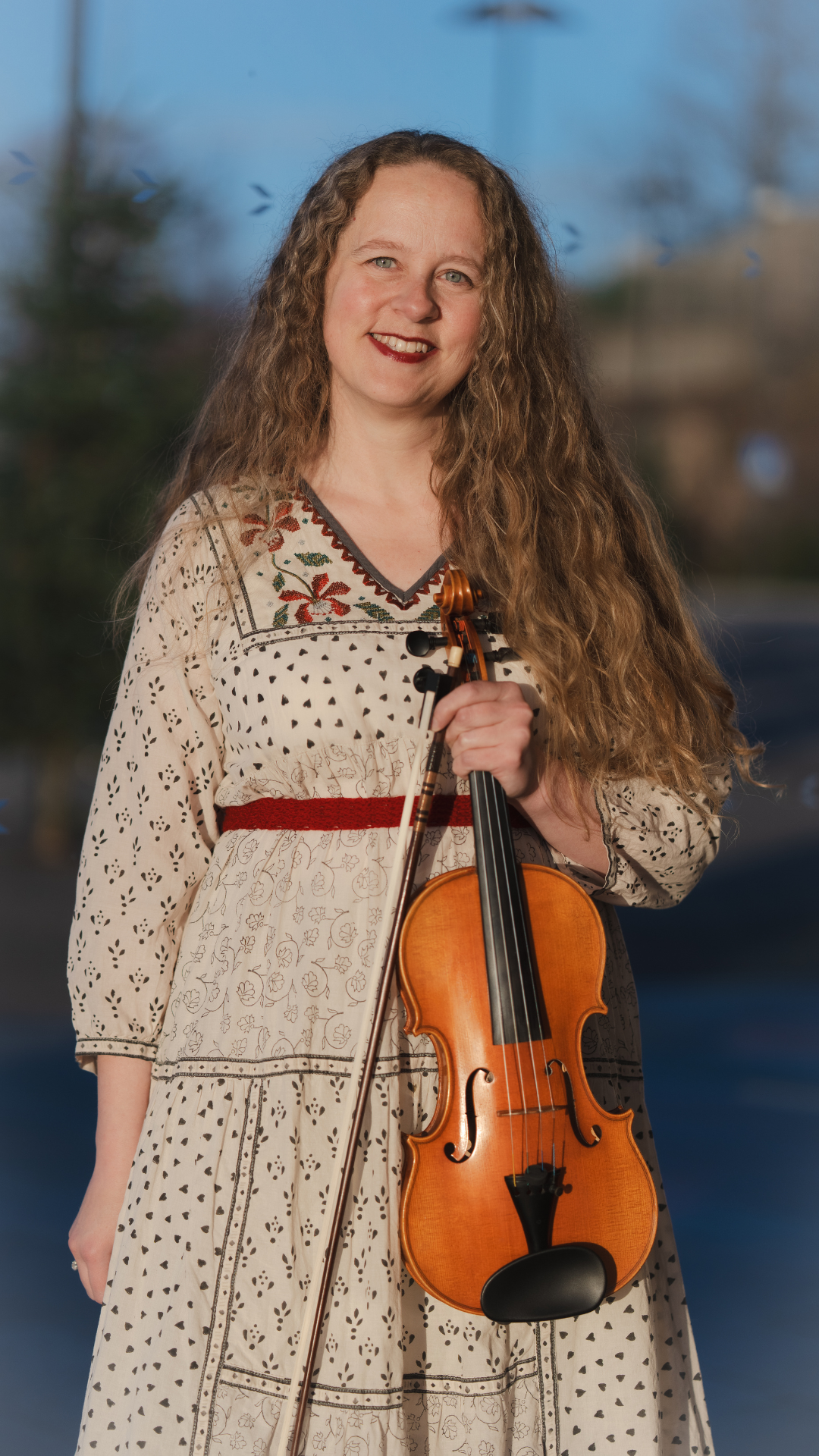 KAREN WALTHINSEN fiolinist i julekjole