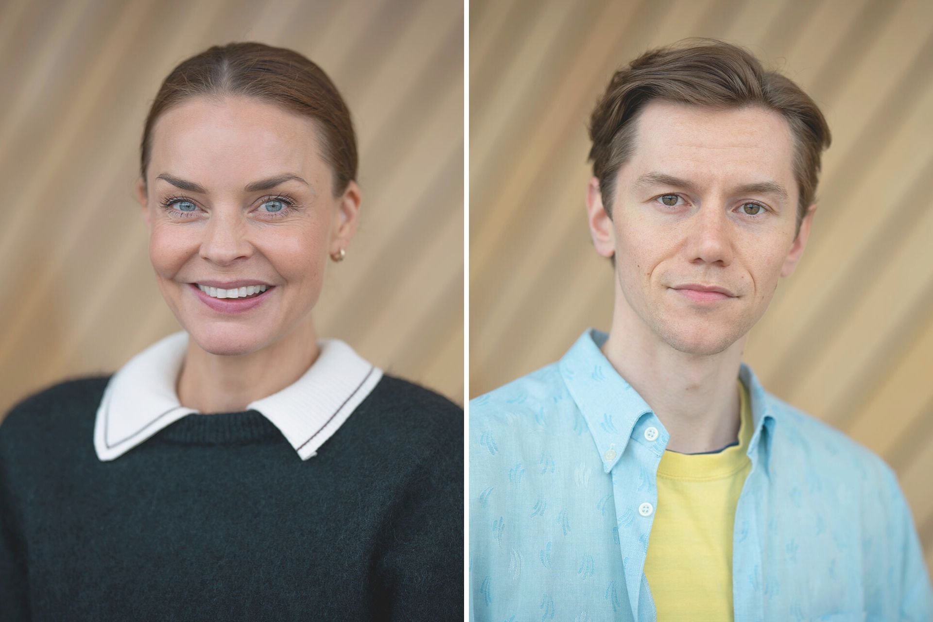 Portrettfoto av Agnes Kittelsen og Paal Herman Ims. 