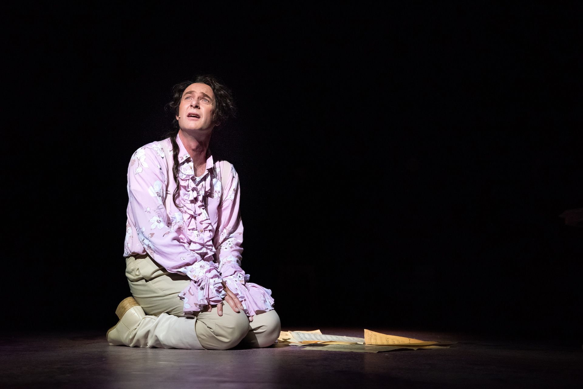 Kyrre Haugen Sydness på scenen i rollen som Salieri