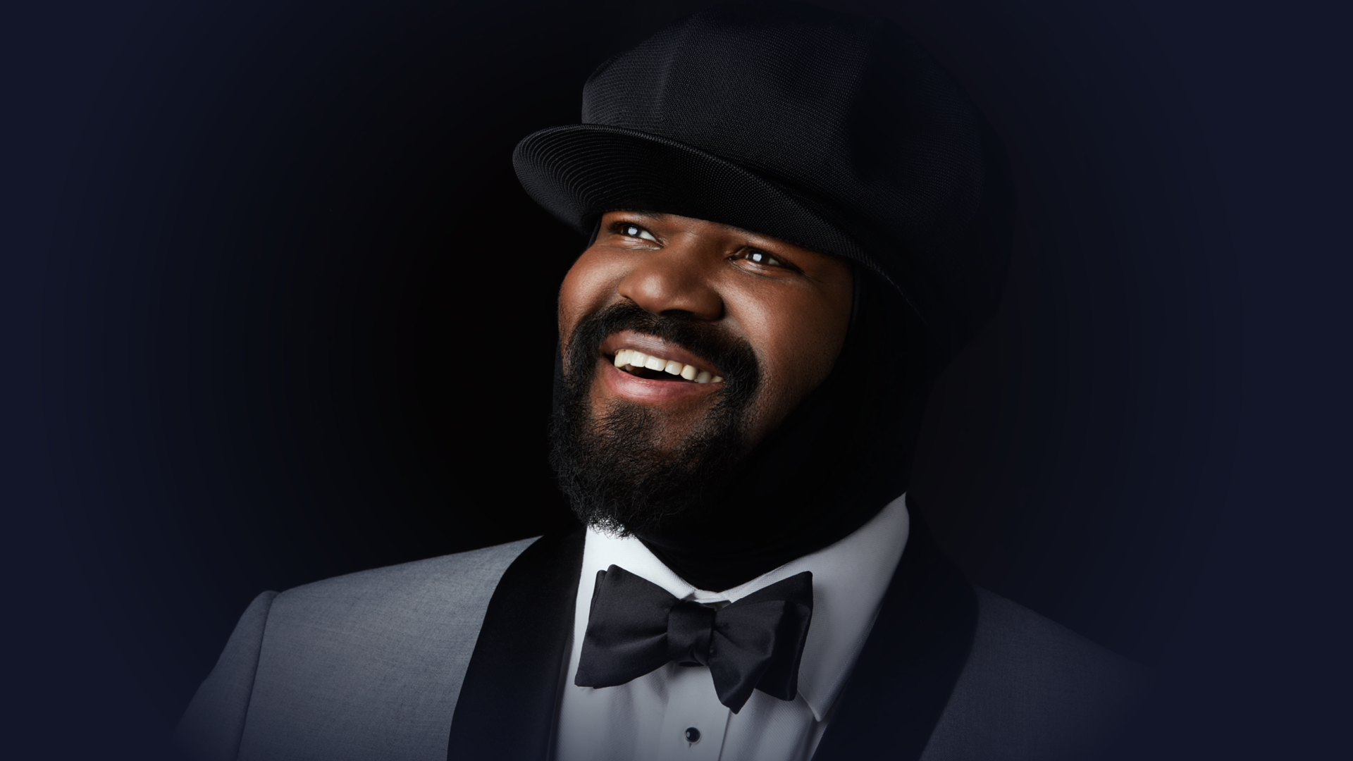 Photo of a smiling artist
