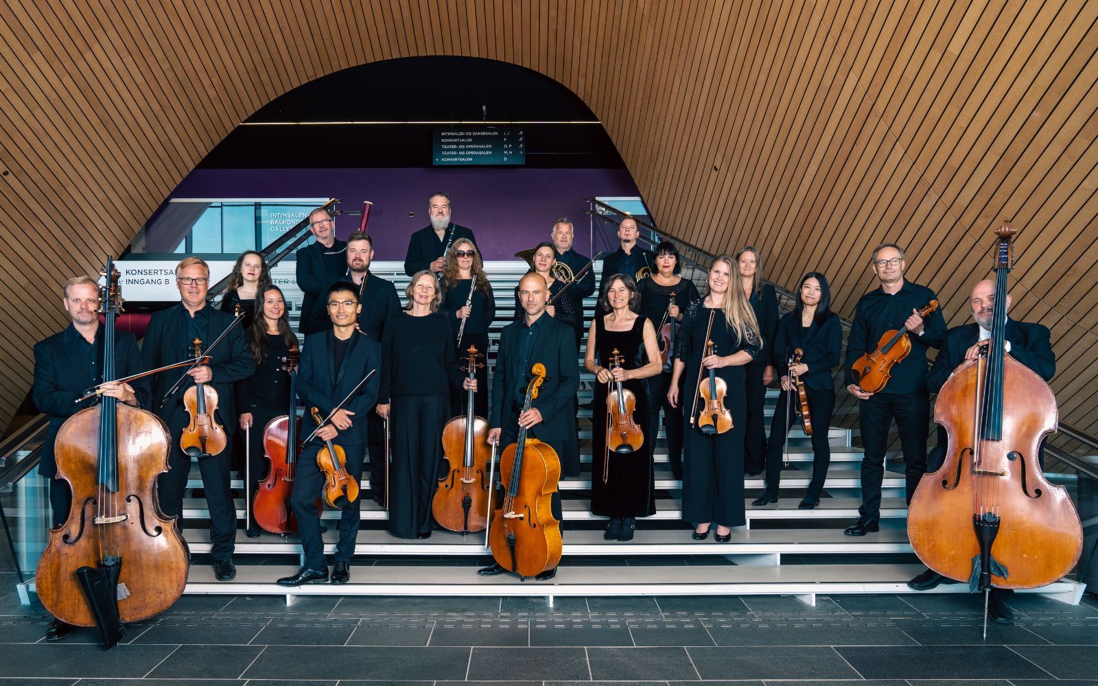 Klassiske musikere med instrumenter