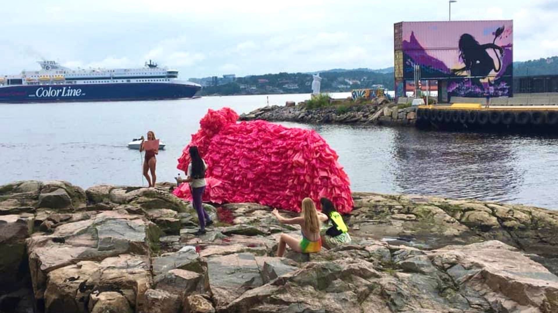 installasjon på sjær