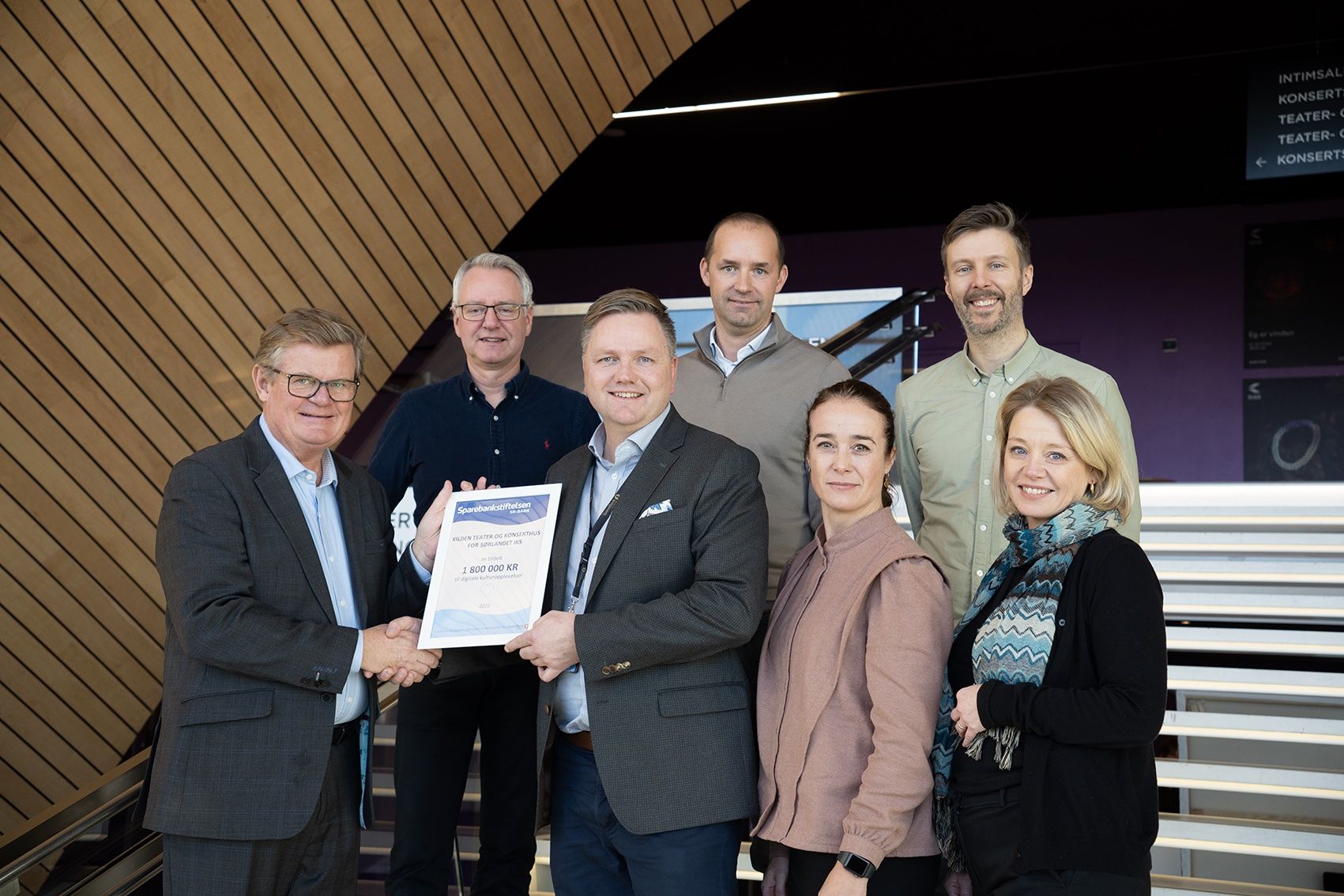 Representatives from Kilden SR-Bank