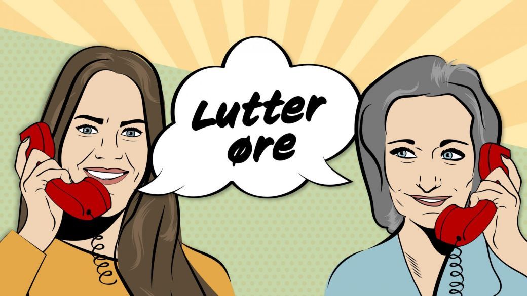 tegning av to kvinner i telefon