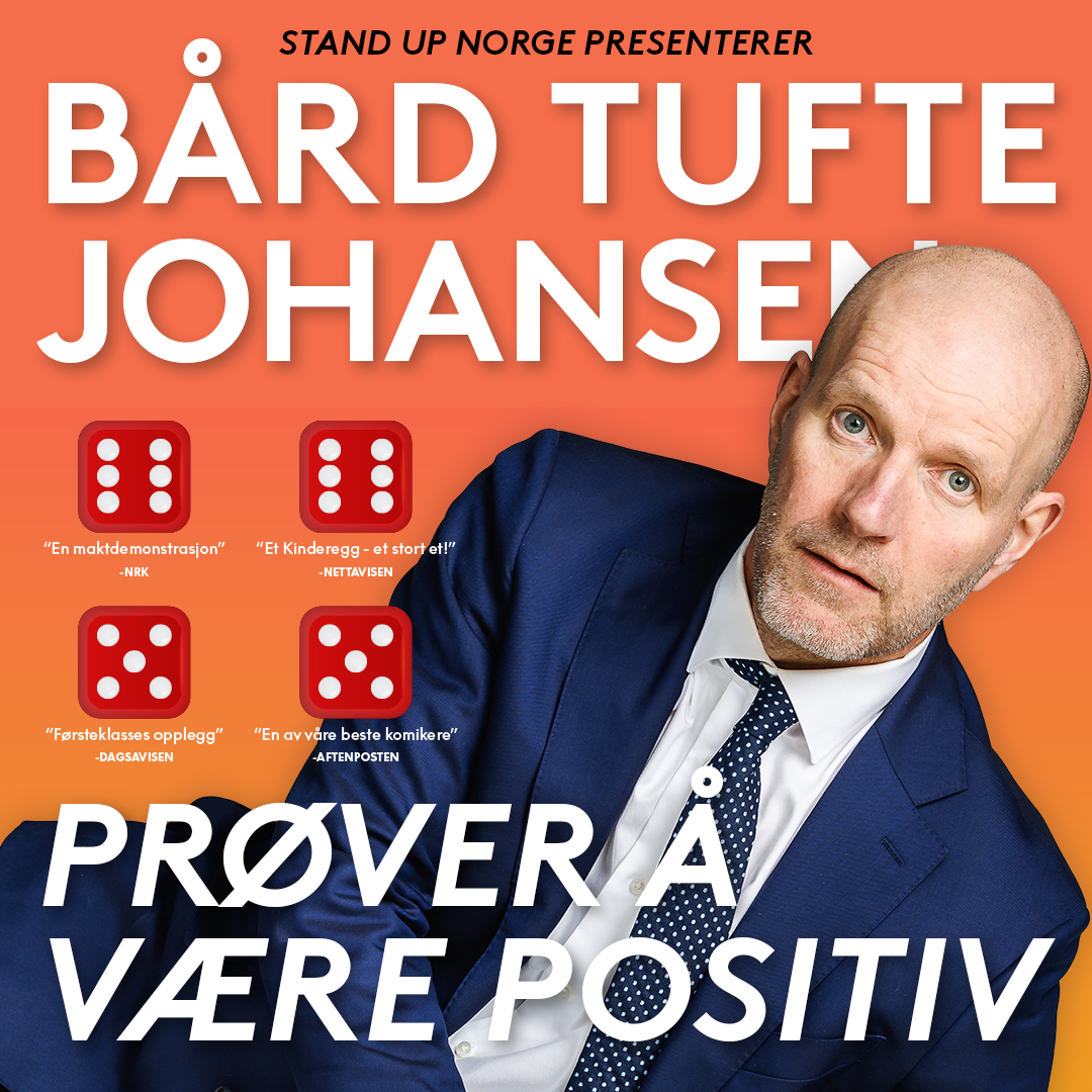 Bård Tufte Johansen – prøver å være positiv