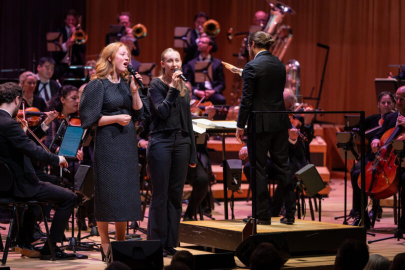 Foto fra konsert med Kilden Ung Vokalsensemble