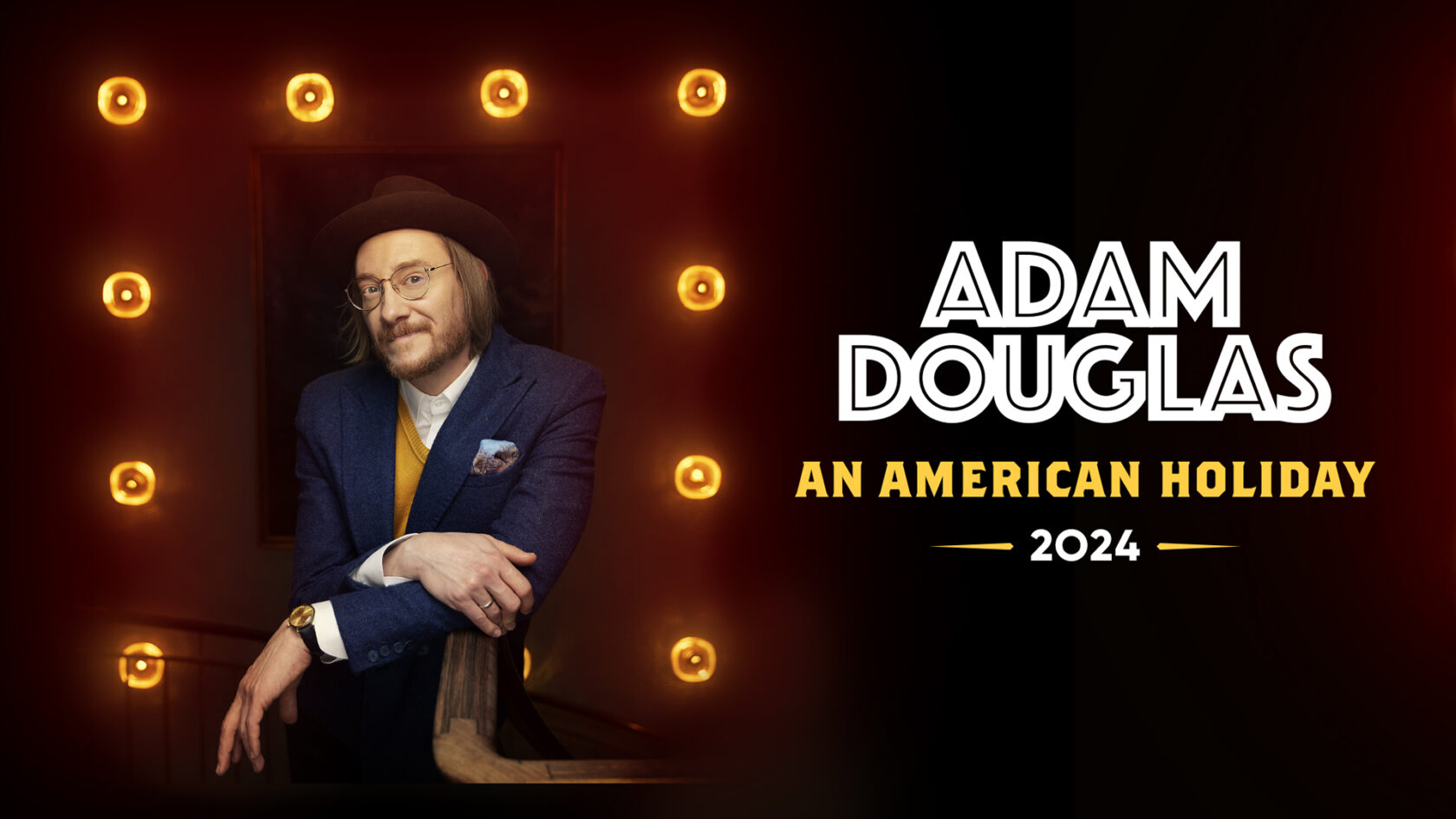 «An American Holiday» med Adam Douglas 2024 Kilden teater og konserthus