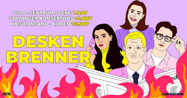 Bilde for arrangement Desken Brenner – Live i Kilden